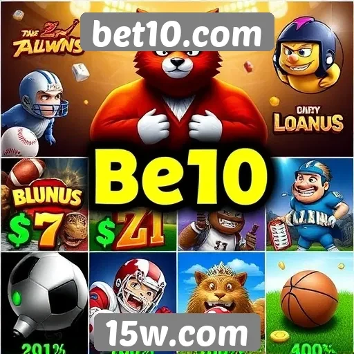 A diversidade de jogos disponíveis no bet10.com
